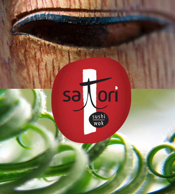 Satori Restaurant Logo and Identity