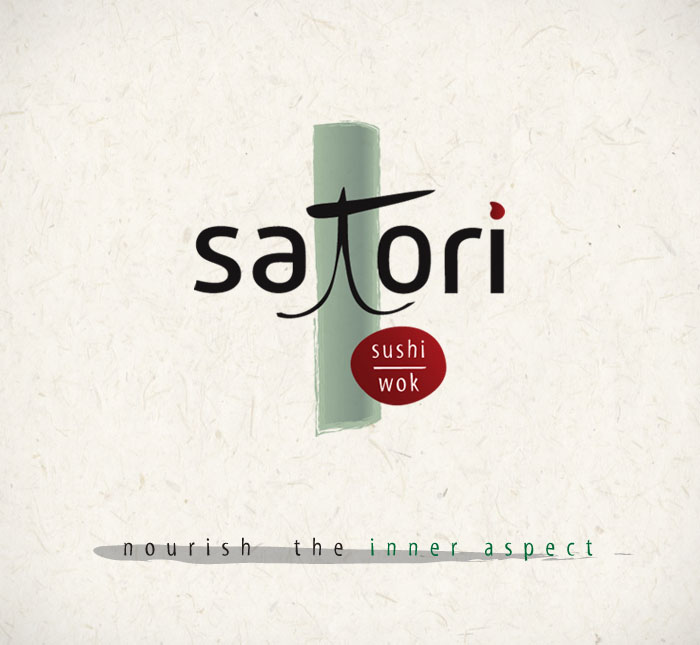 Satori Restaurant Logo and Identity