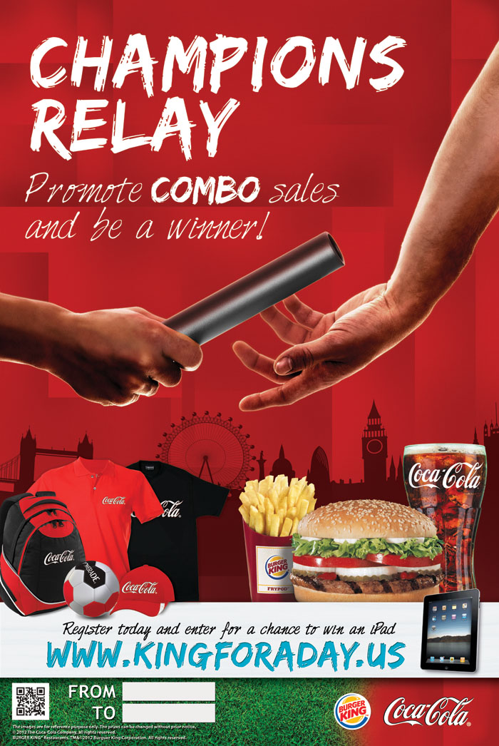 Coca Cola Poster Relay Race